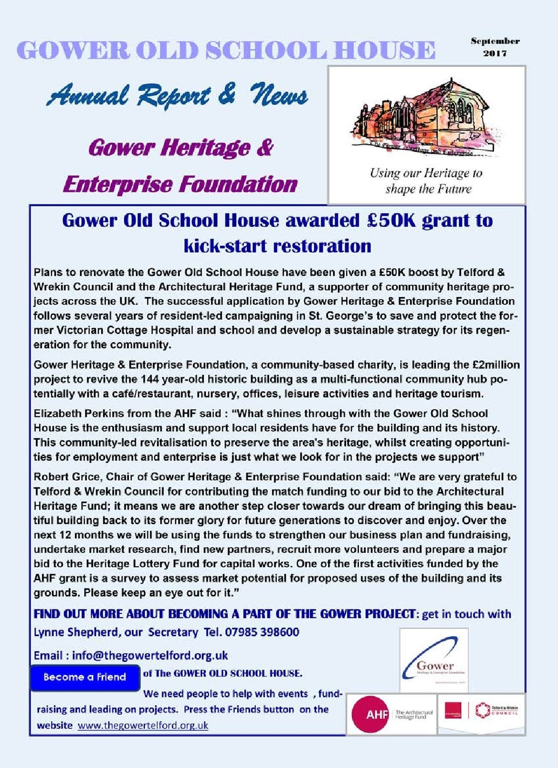 Gower Annual Report 2016-2017 Final