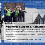 GHEF Volunteer Support & Activities Worker