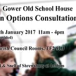 Gower Old School House Design Options Consultation Day