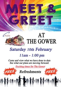 Meet & Greet at The Gower - Sat 10th Feb