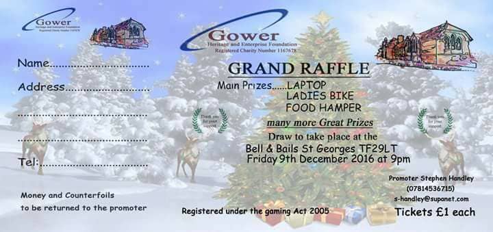 Gower Heritage and Enterprise Foundation Grand Raffle 2016