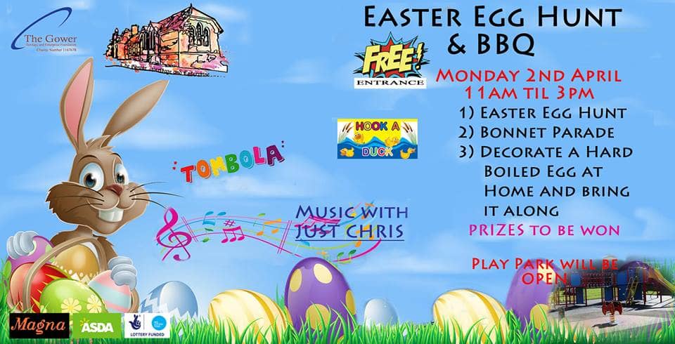 Easter Egg Hunt and Bar-B-Q at The Gower